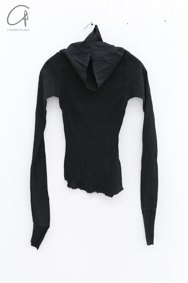 marc le bihan turtleneck long sleeve top 26950 E23 black